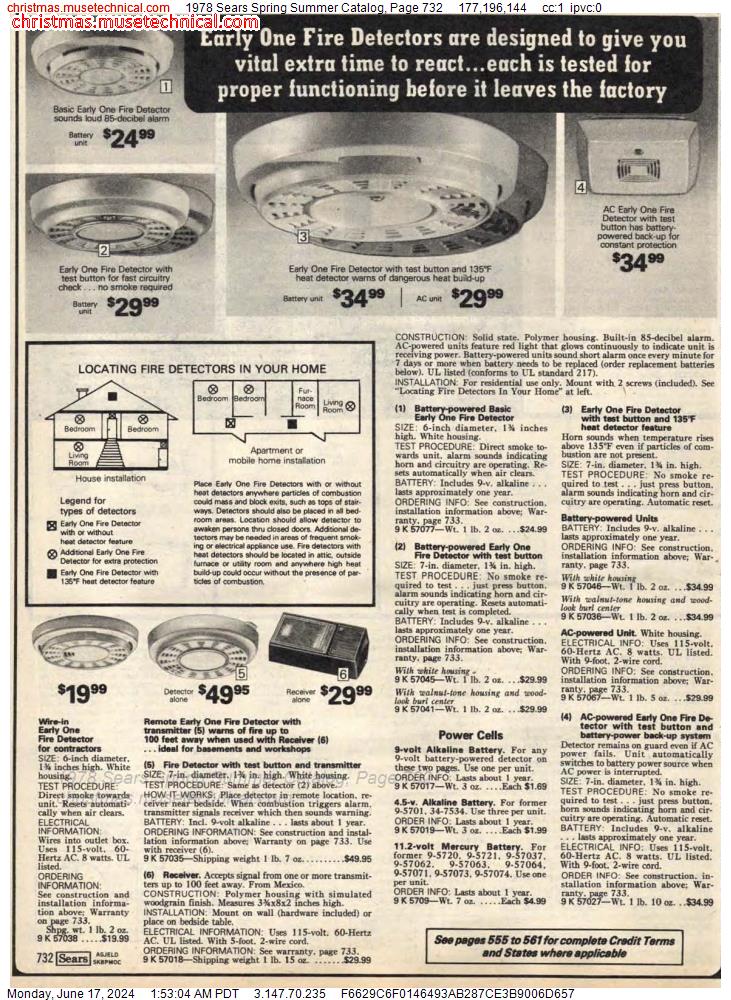 1978 Sears Spring Summer Catalog, Page 732