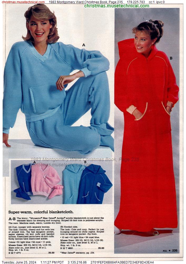 1983 Montgomery Ward Christmas Book, Page 235