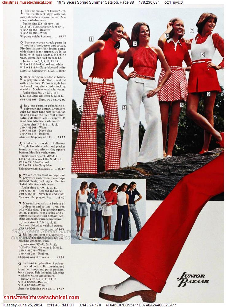 1973 Sears Spring Summer Catalog, Page 88