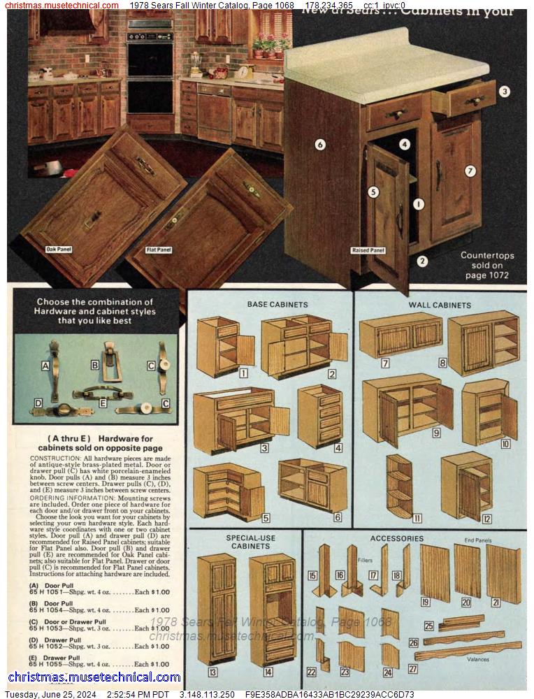 1978 Sears Fall Winter Catalog, Page 1068