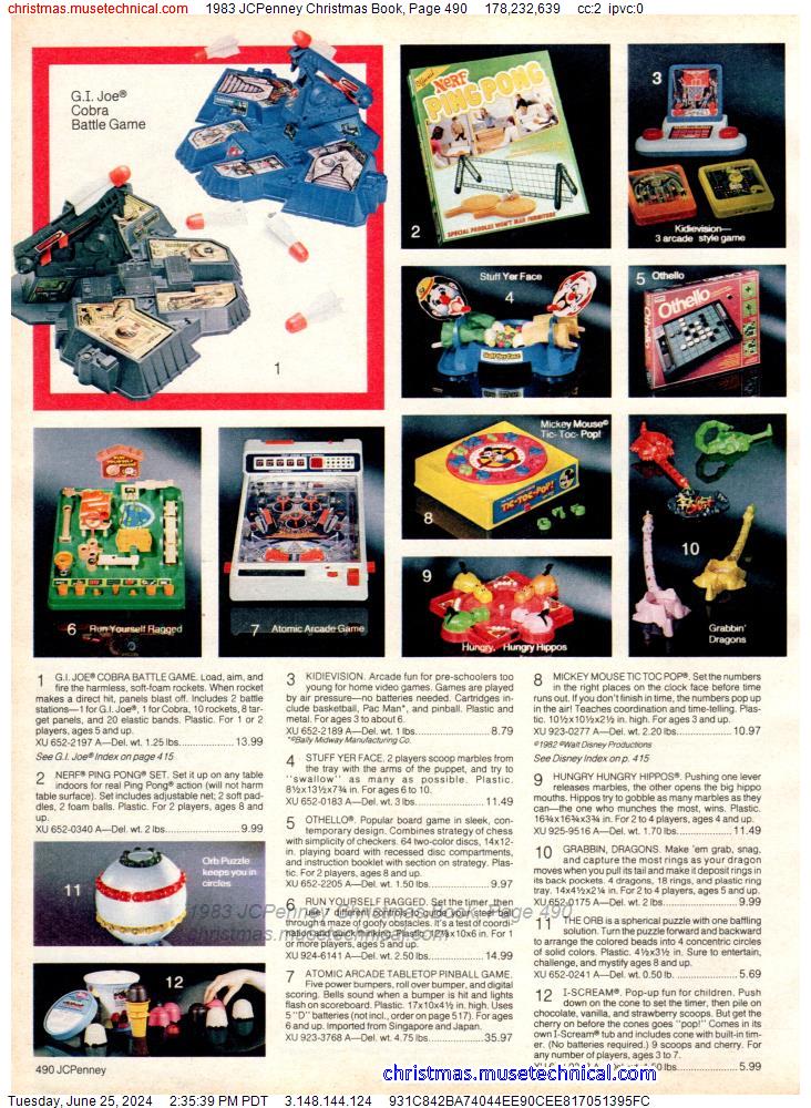 1983 JCPenney Christmas Book, Page 490