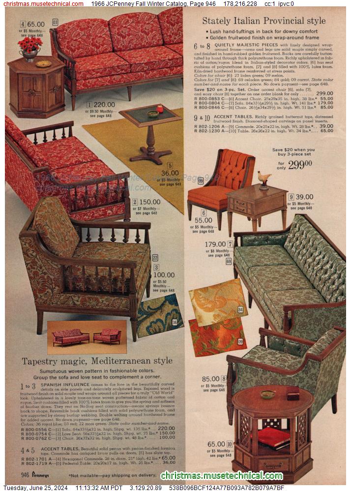 1966 JCPenney Fall Winter Catalog, Page 946