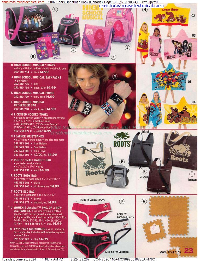 2007 Sears Christmas Book (Canada), Page 23
