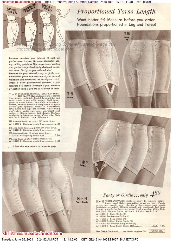 1964 JCPenney Spring Summer Catalog, Page 189
