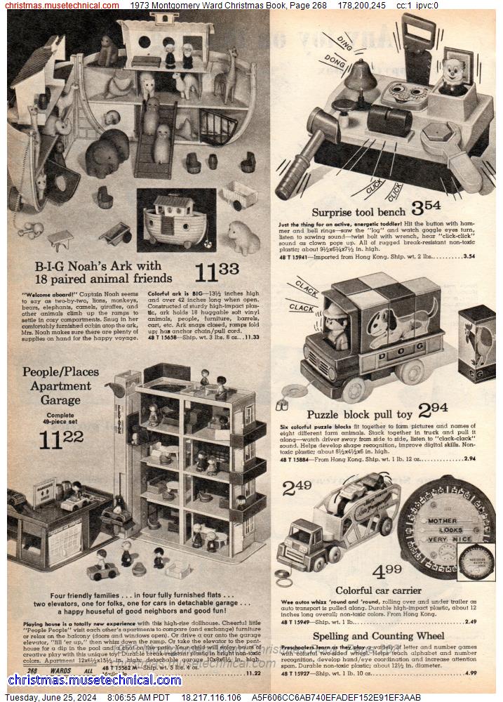 1973 Montgomery Ward Christmas Book, Page 268