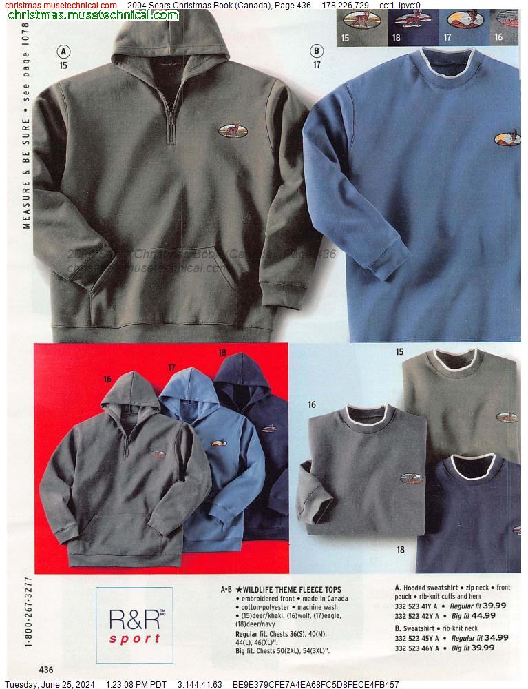 2004 Sears Christmas Book (Canada), Page 436