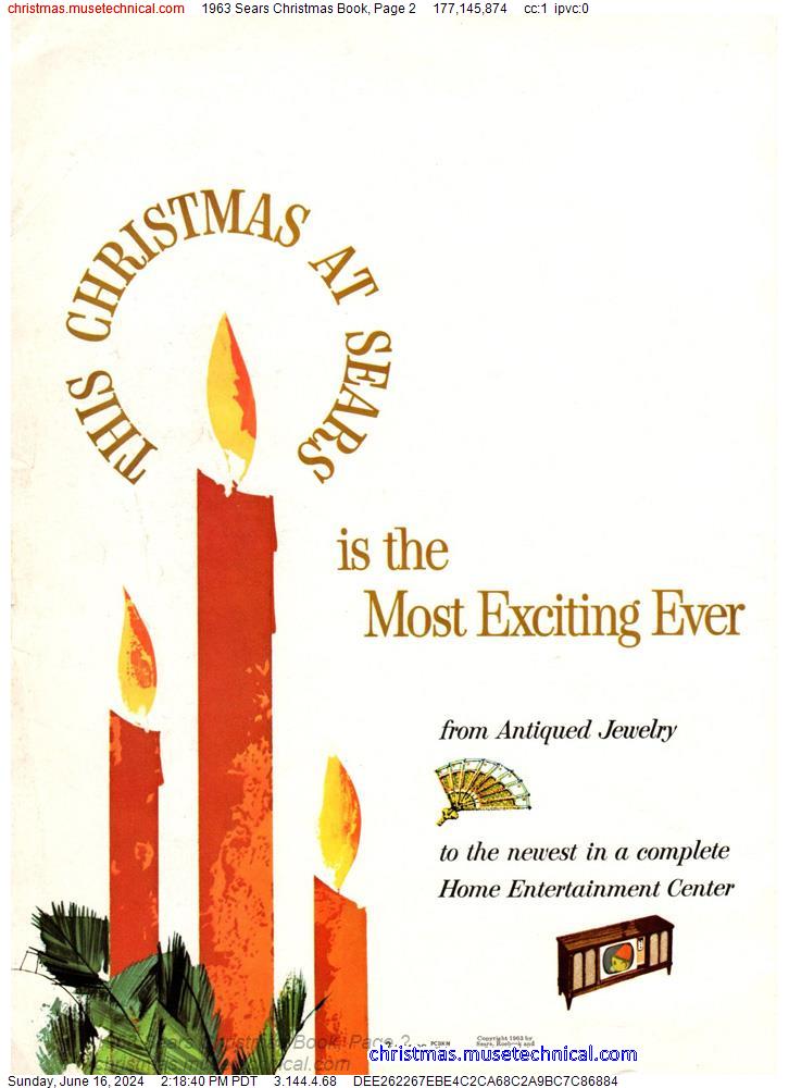 1963 Sears Christmas Book, Page 2