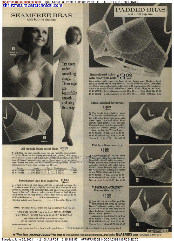 1968 Sears Fall Winter Catalog, Page 311