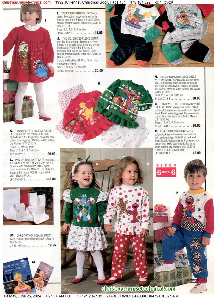 1992 JCPenney Christmas Book, Page 151