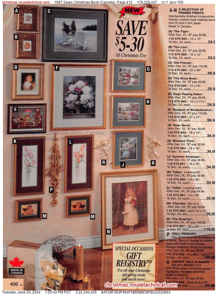 1997 Sears Christmas Book (Canada), Page 412