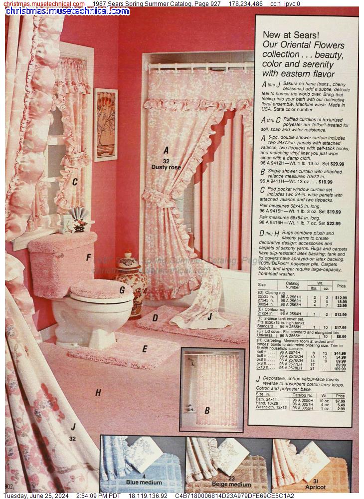 1987 Sears Spring Summer Catalog, Page 927