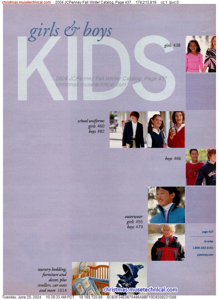 2004 JCPenney Fall Winter Catalog, Page 437