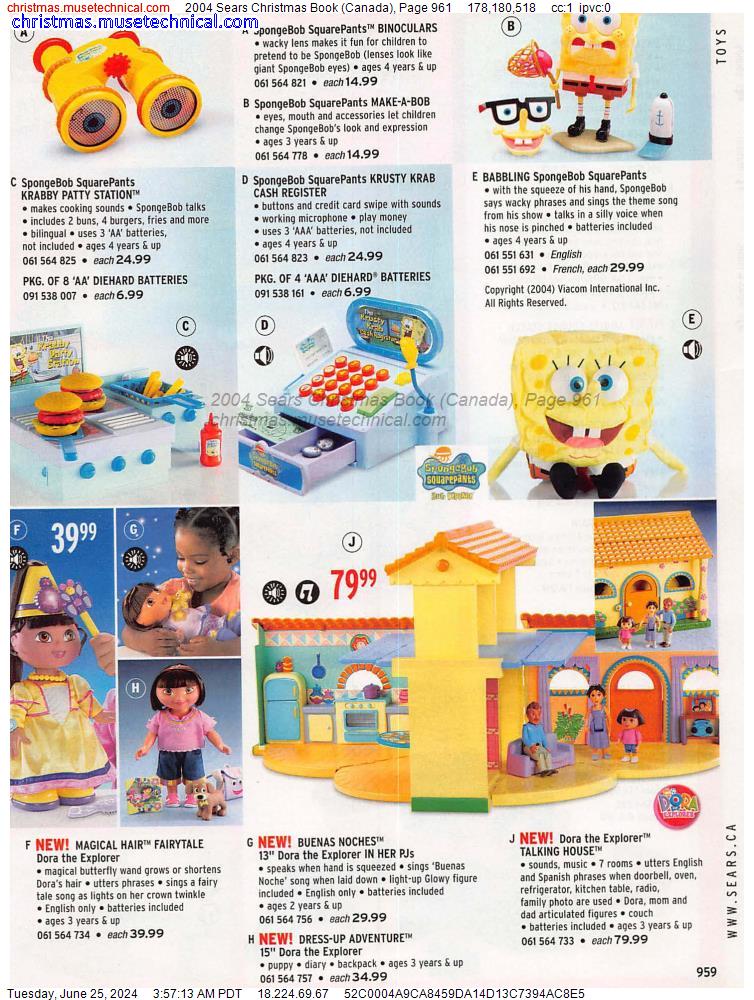 2004 Sears Christmas Book (Canada), Page 961
