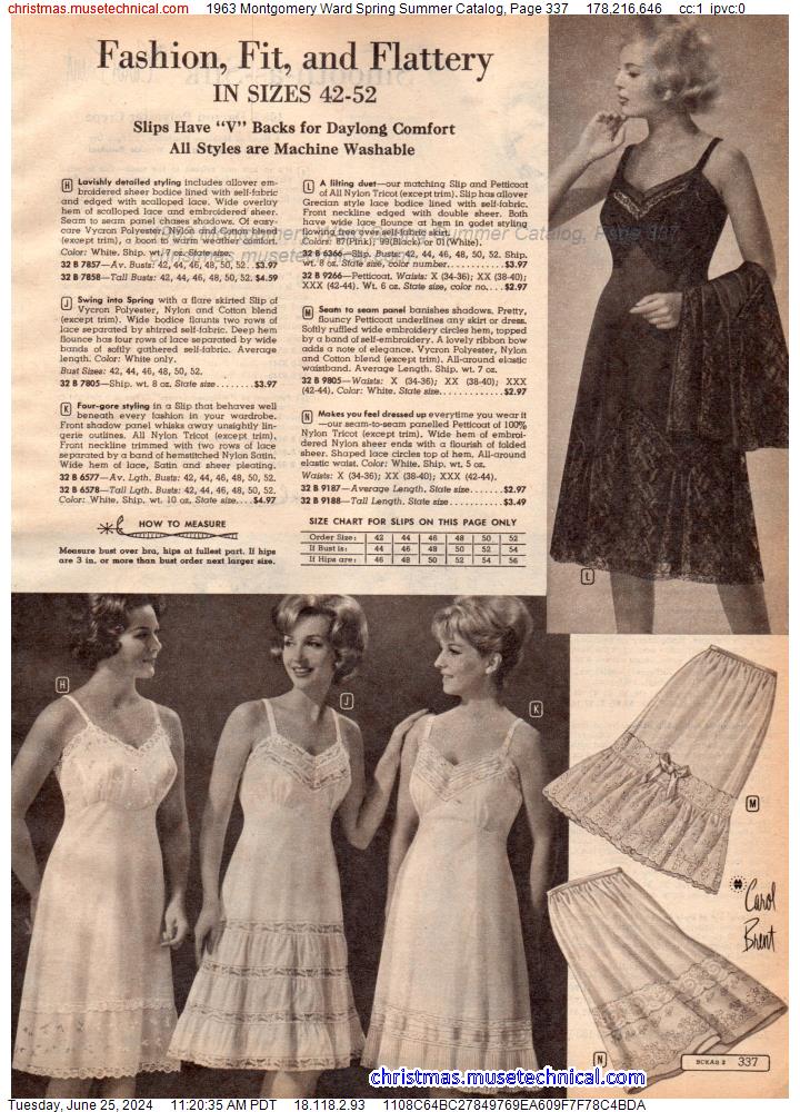 1963 Montgomery Ward Spring Summer Catalog, Page 337