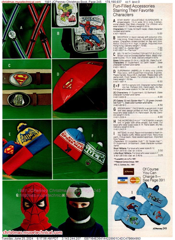 1981 JCPenney Christmas Book, Page 245