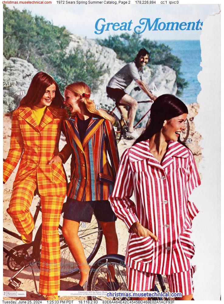 1972 Sears Spring Summer Catalog, Page 2