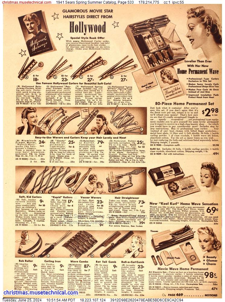 1941 Sears Spring Summer Catalog, Page 533