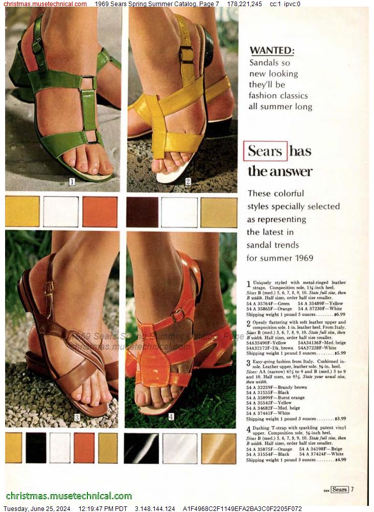 1969 Sears Spring Summer Catalog, Page 7