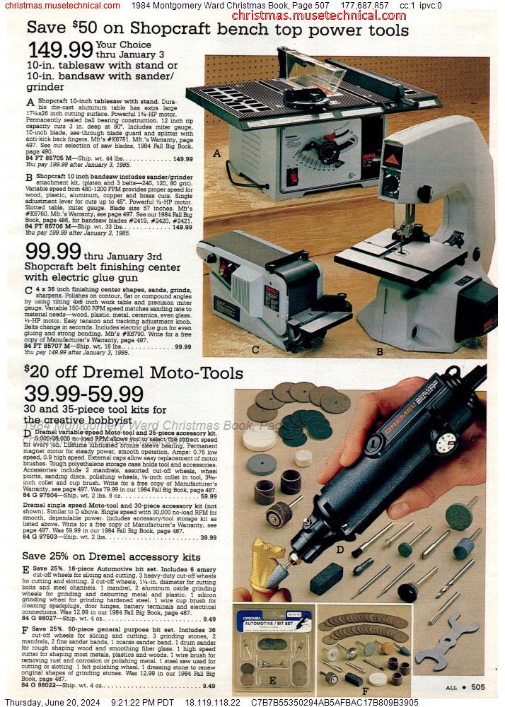 1984 Montgomery Ward Christmas Book, Page 507