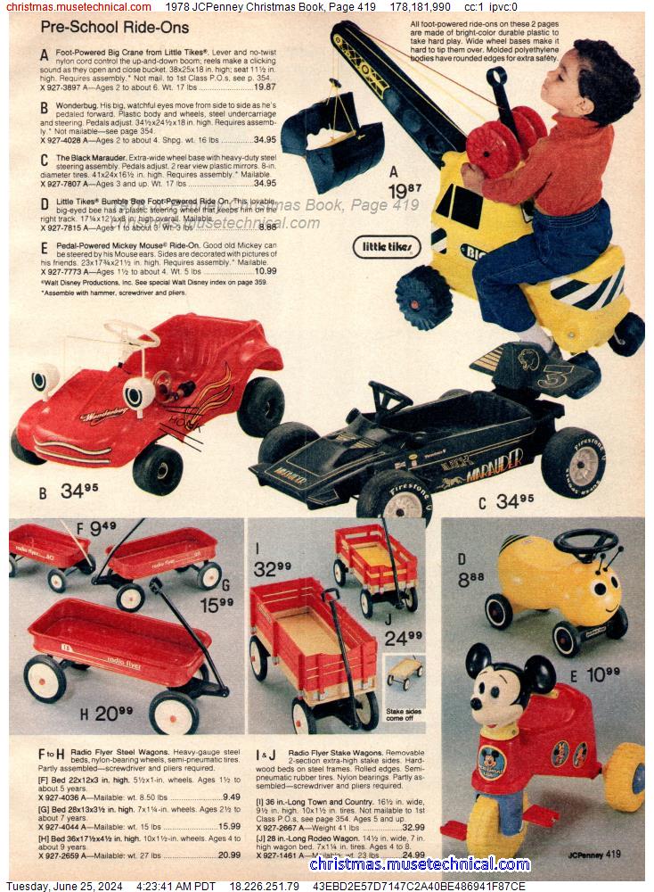 1978 JCPenney Christmas Book, Page 419