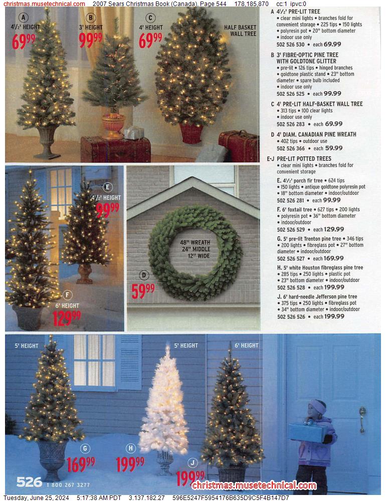 2007 Sears Christmas Book (Canada), Page 544