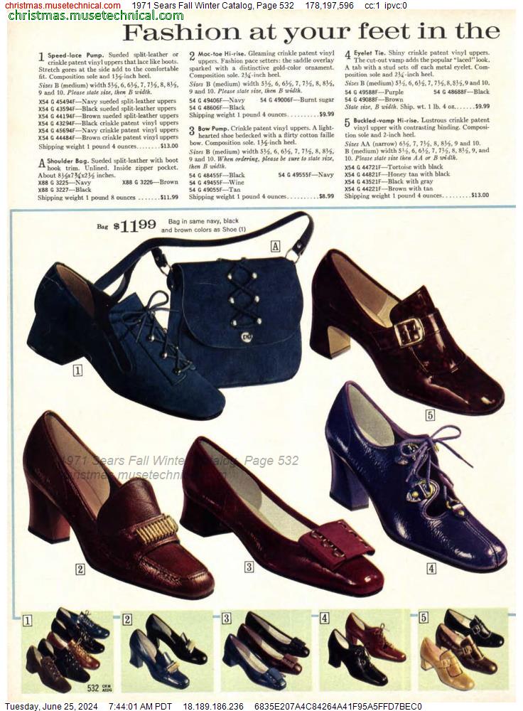 1971 Sears Fall Winter Catalog, Page 532