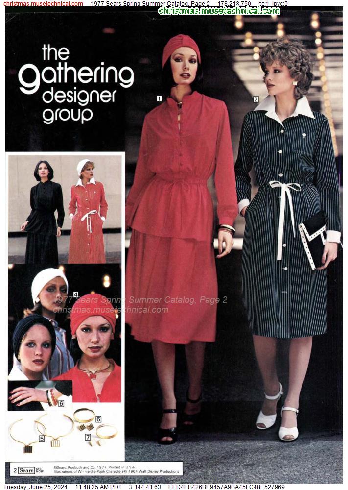 1977 Sears Spring Summer Catalog, Page 2