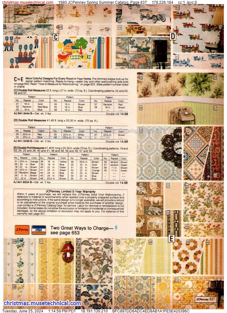 1980 JCPenney Spring Summer Catalog, Page 837