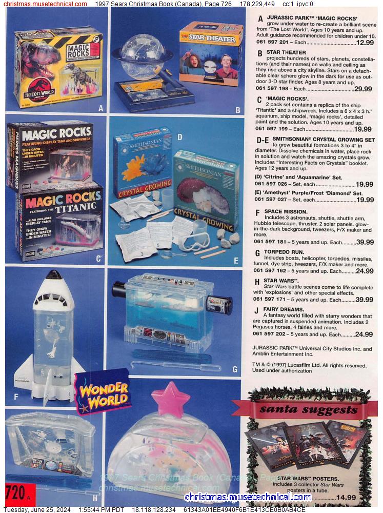 1997 Sears Christmas Book (Canada), Page 726
