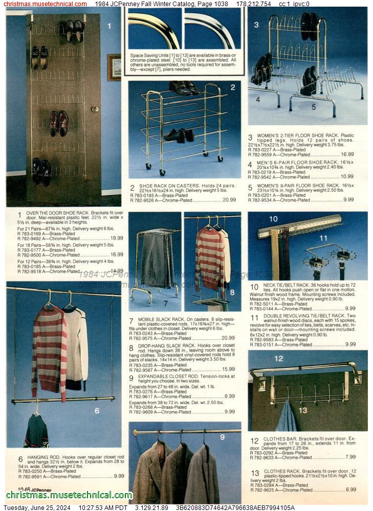 1984 JCPenney Fall Winter Catalog, Page 1038