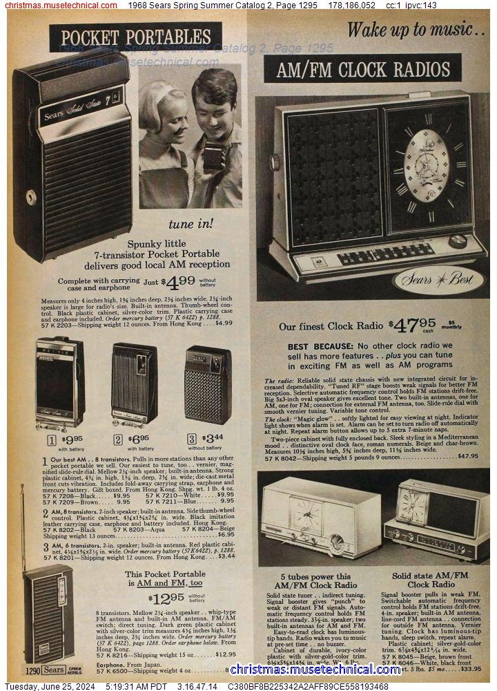 1968 Sears Spring Summer Catalog 2, Page 1295