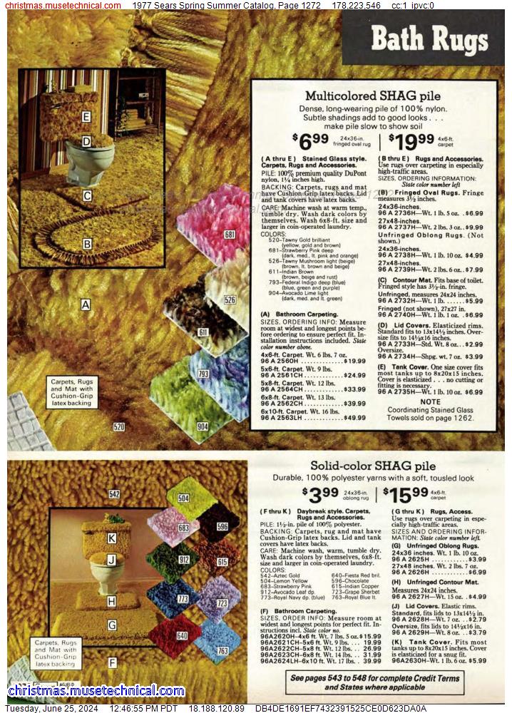1977 Sears Spring Summer Catalog, Page 1272