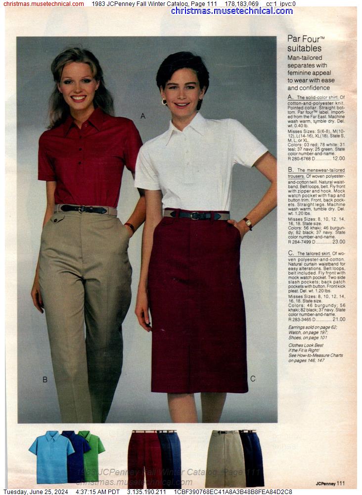 1983 JCPenney Fall Winter Catalog, Page 111
