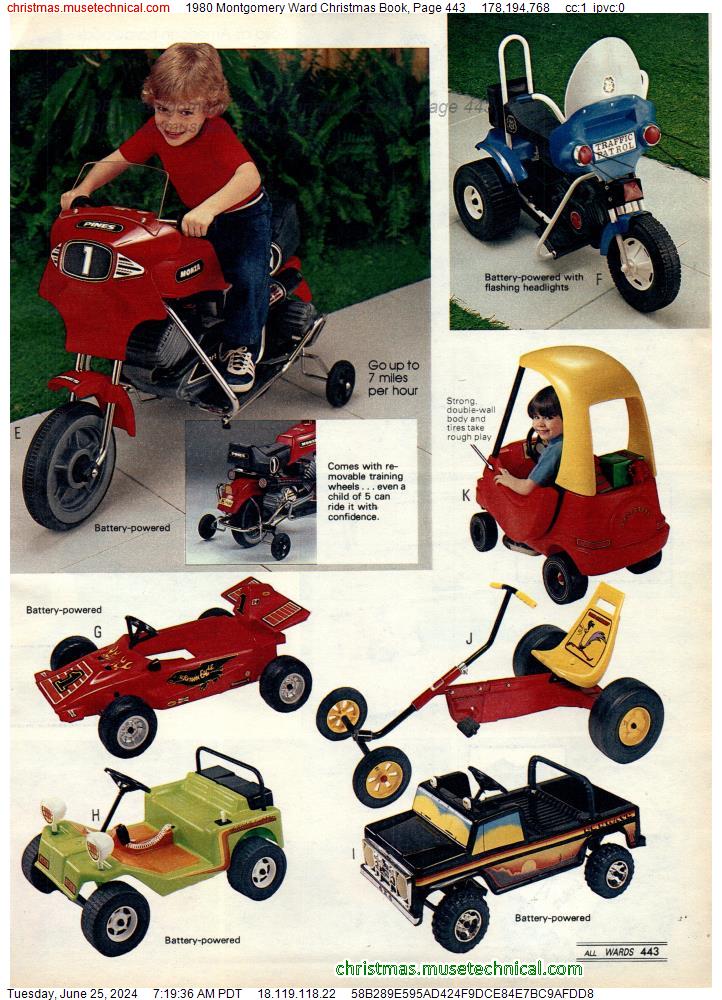 1980 Montgomery Ward Christmas Book, Page 443