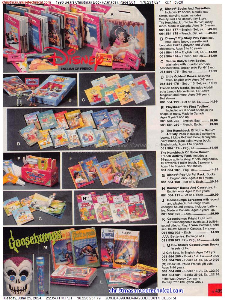 1996 Sears Christmas Book (Canada), Page 501