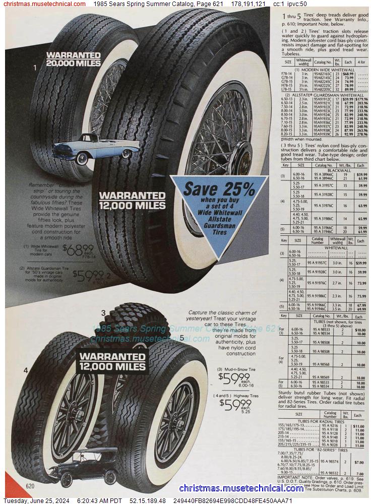 1985 Sears Spring Summer Catalog, Page 621