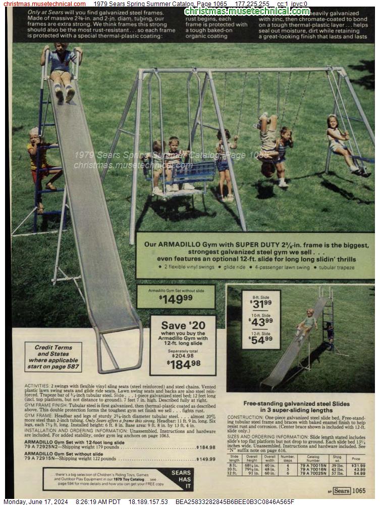 1979 Sears Spring Summer Catalog, Page 1065