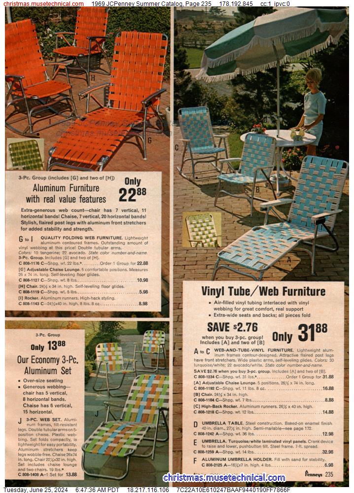 1969 JCPenney Summer Catalog, Page 235
