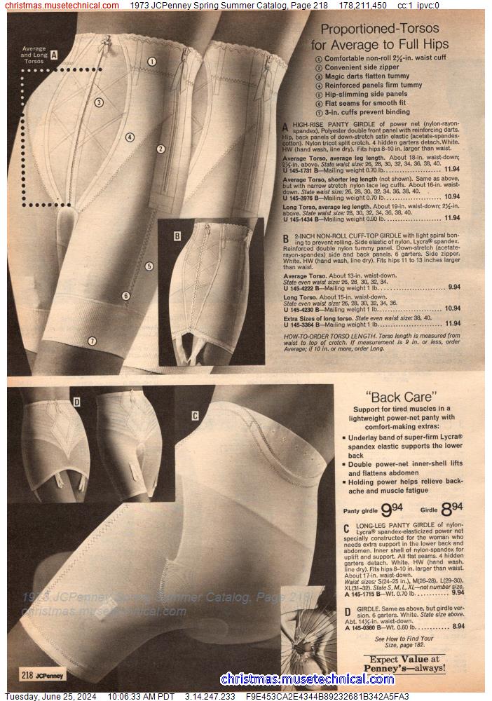 1973 JCPenney Spring Summer Catalog, Page 218