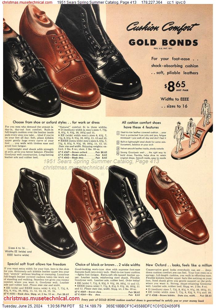 1951 Sears Spring Summer Catalog, Page 413