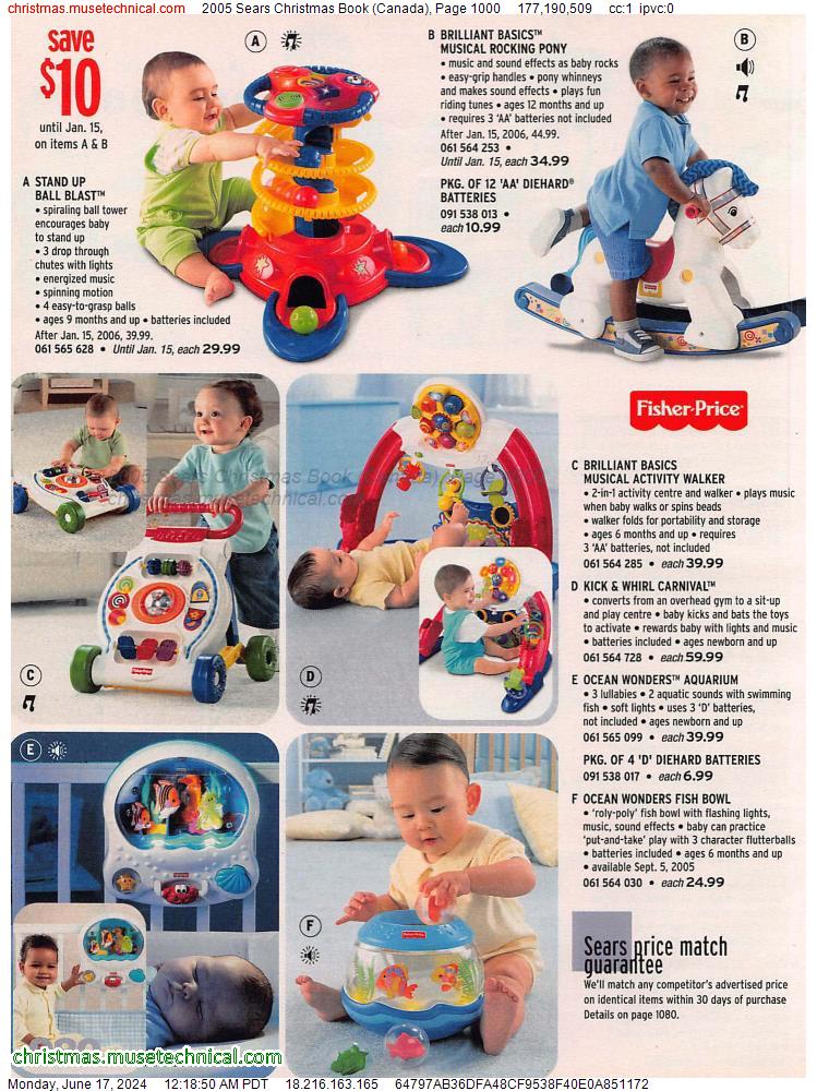 2005 Sears Christmas Book (Canada), Page 1000
