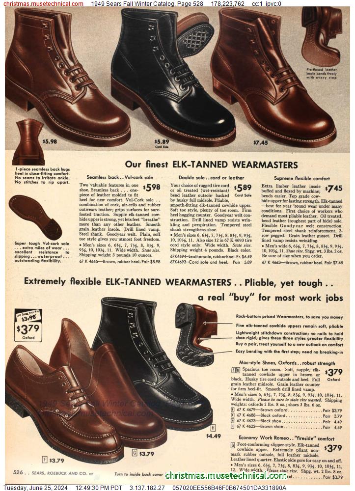 1949 Sears Fall Winter Catalog, Page 528