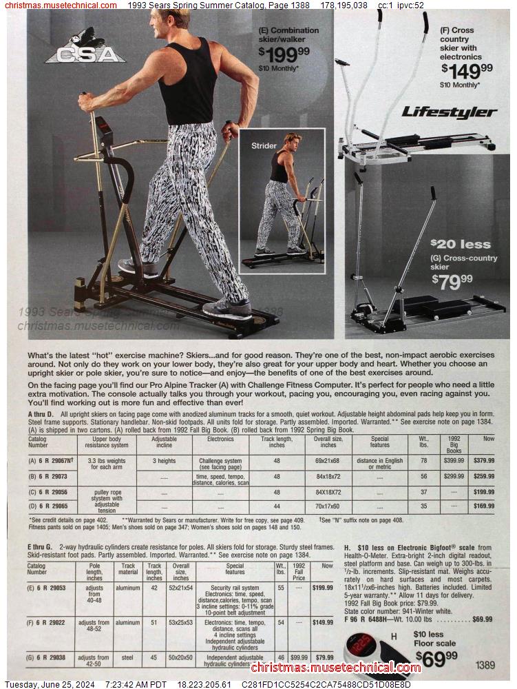 1993 Sears Spring Summer Catalog, Page 1388