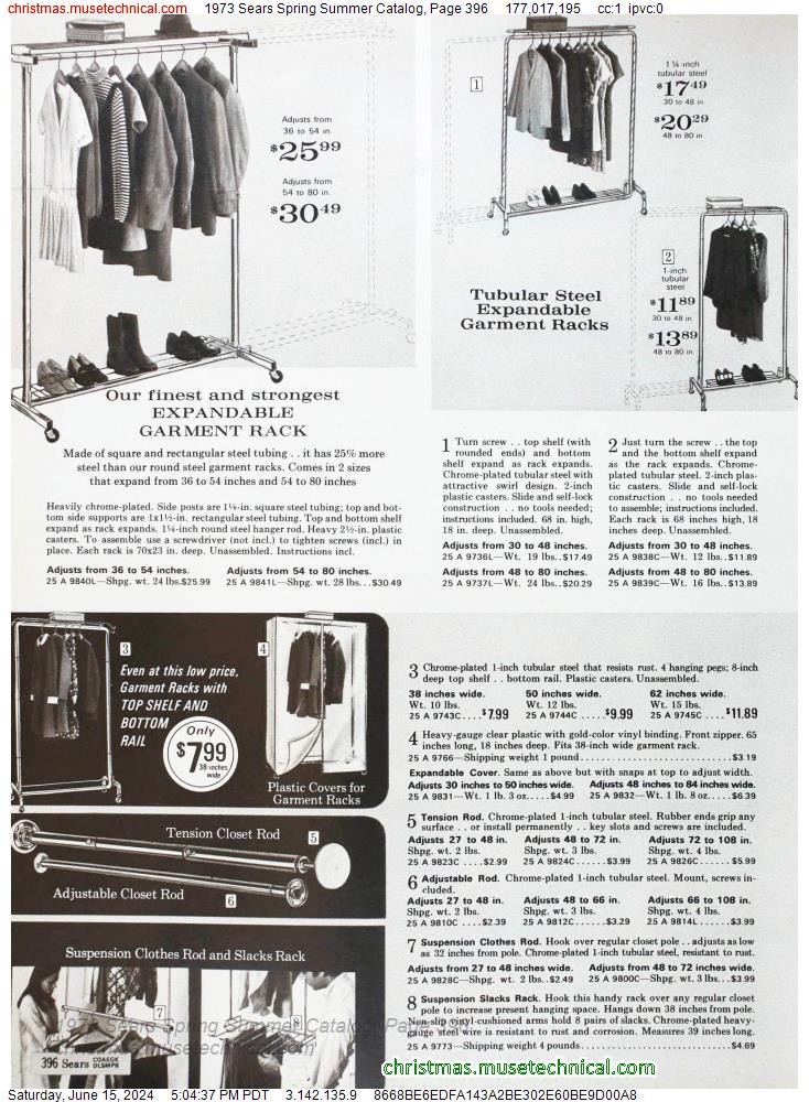 1973 Sears Spring Summer Catalog, Page 396