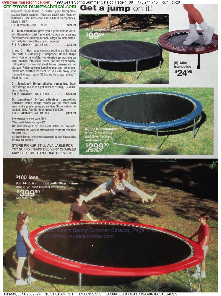 1993 Sears Spring Summer Catalog, Page 1400
