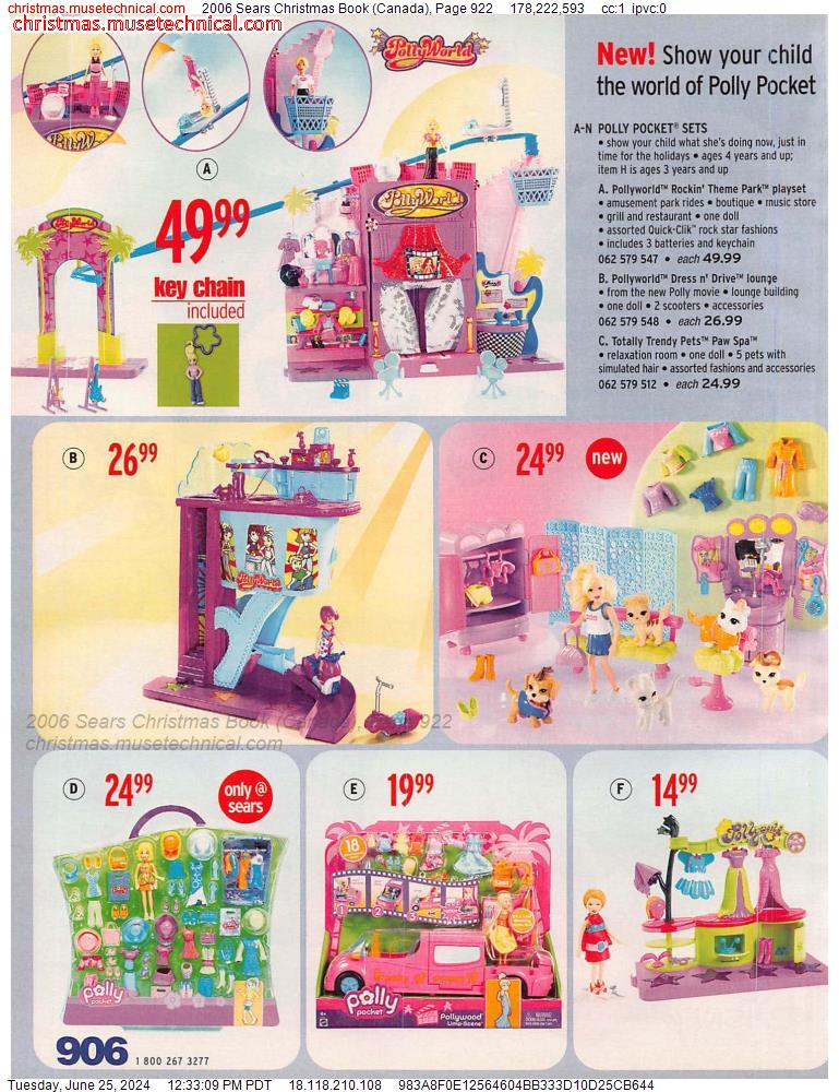 2006 Sears Christmas Book (Canada), Page 922