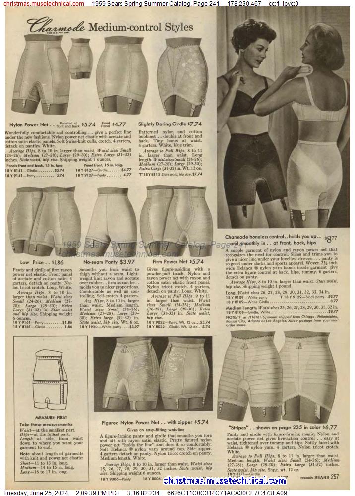 1959 Sears Spring Summer Catalog, Page 241