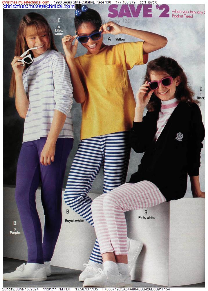 1990 Sears Style Catalog, Page 130