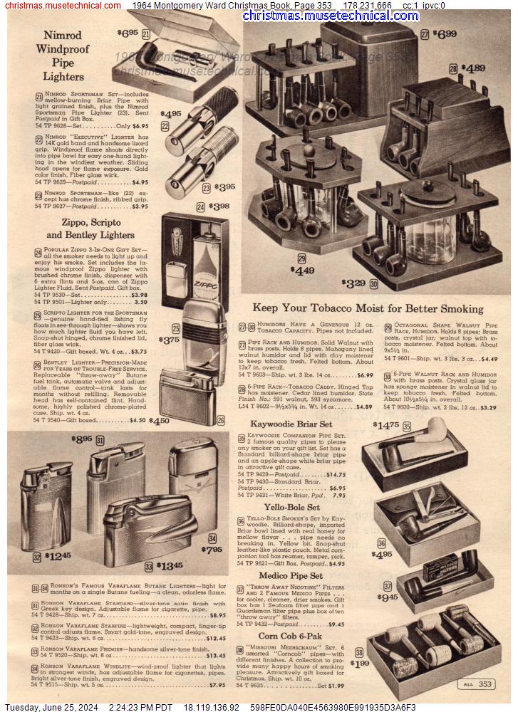 1964 Montgomery Ward Christmas Book, Page 353