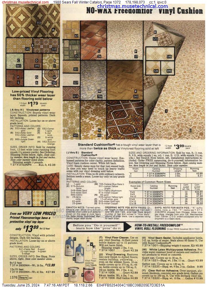 1980 Sears Fall Winter Catalog, Page 1372